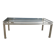 Glass coffee table