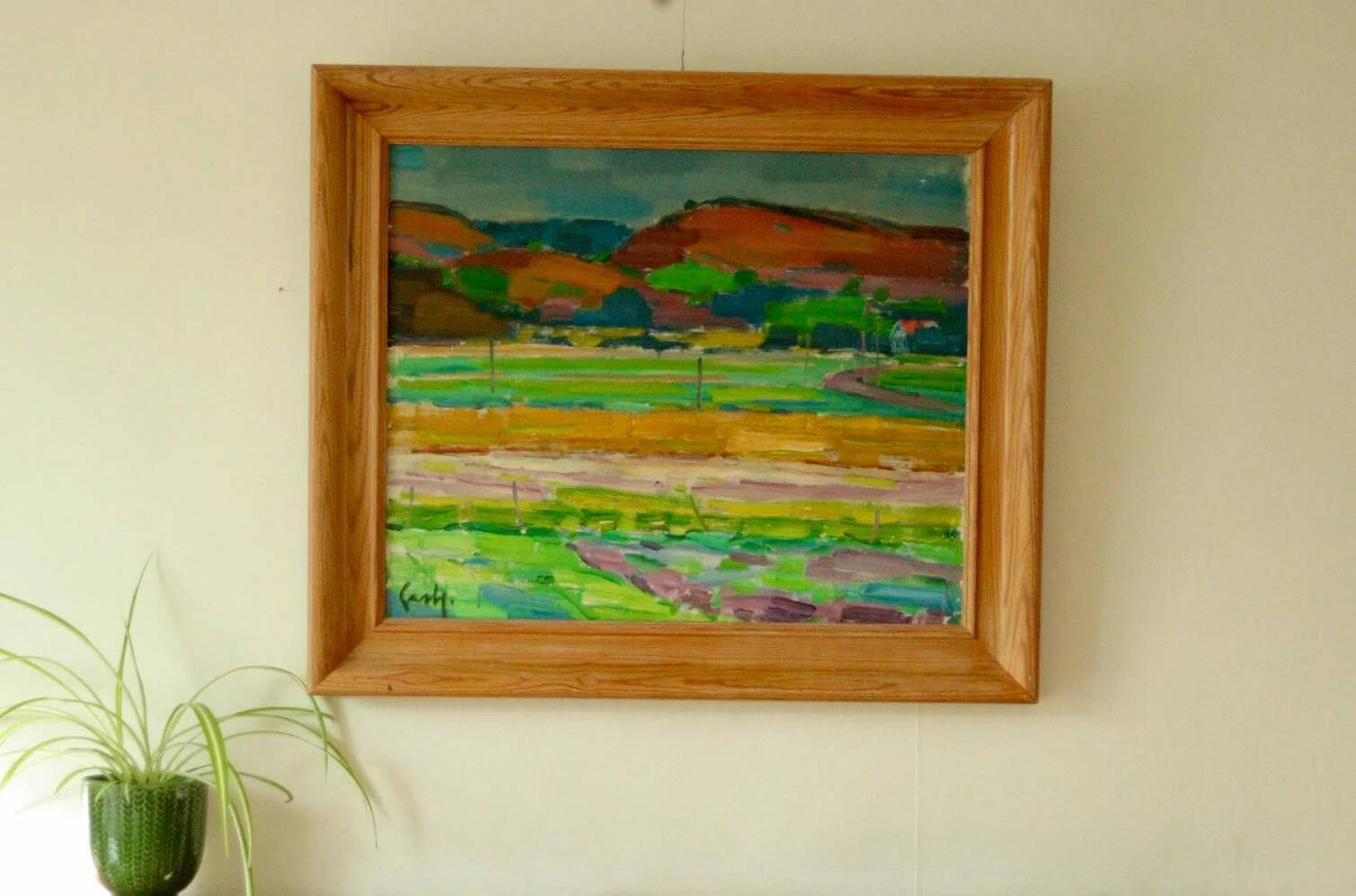 Original Swedish oil on canvas from the mid-century – by Gerhard Lundberg