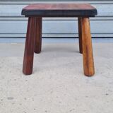Elm milking stool