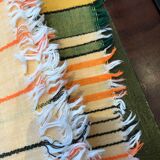 Checkered tablecloth