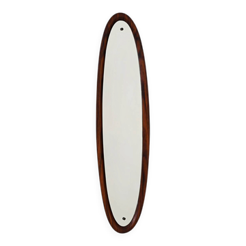 Scandinavian rosewood mirror, 1960s