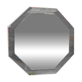 Large 70s chrome mirror
