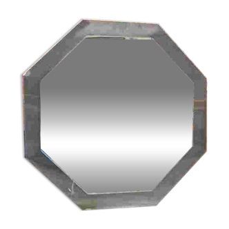 Large 70s chrome mirror