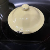Enameled sheet metal jug