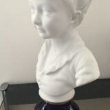 Bust after Houdon signed Tharaud Limoges