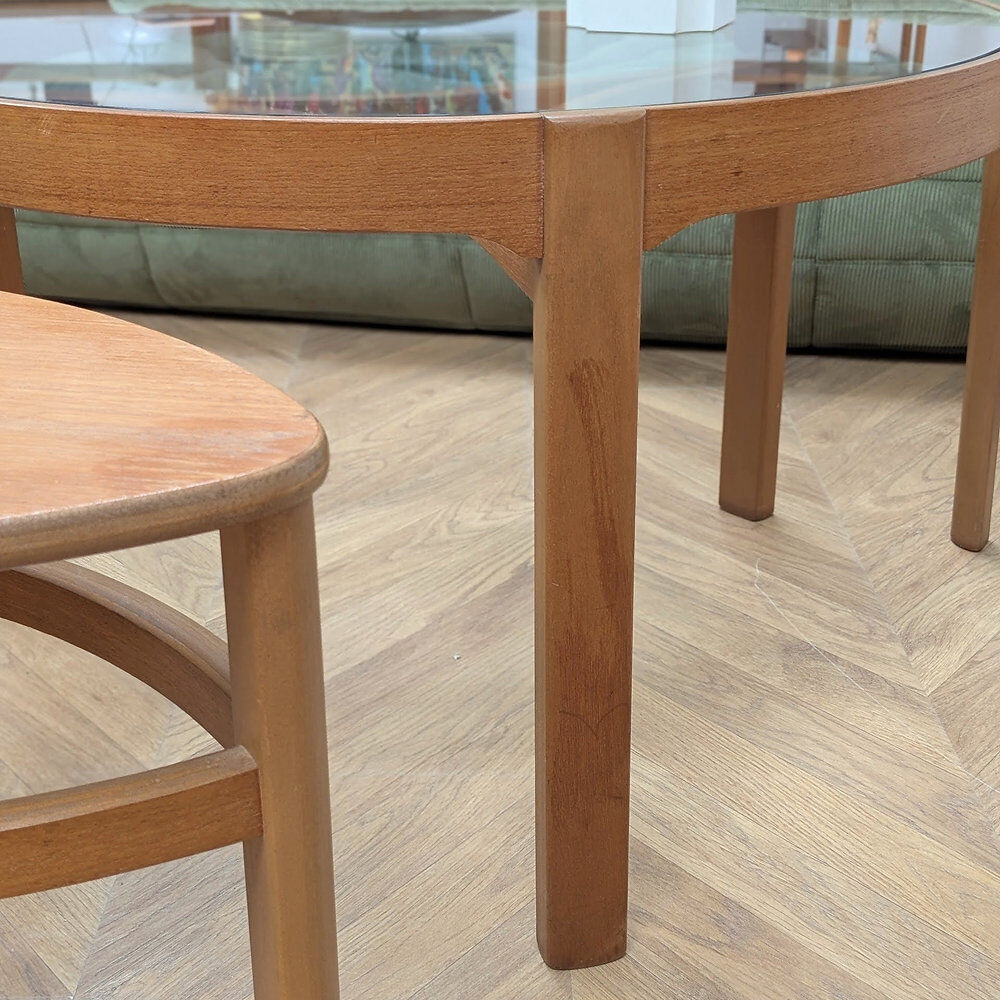Vintage Nathan coffee table from the 1960s.
