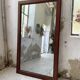 Late 19th century XL wooden mirror