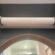 Vintage Calrton MLE wall lamp, Art Deco white lacquered metal