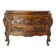 Louis XV style walnut tomb chest of drawers, 20th century