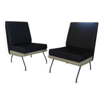 Pair of vintage armchairs from the 1950s – modernist spirit