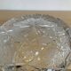 Large vintage pocket tray or ashtray in chiseled Bohemian crystal