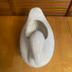 Vintage White Ceramic Duck-Shaped Cache Pot #E065