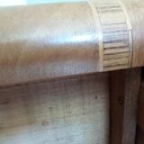 Art Deco curved wood console