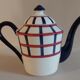 Earthenware teapot hbcm Hyppolite Baker Creil Montereau model Bearn