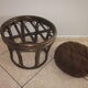 Pouf en rotin