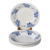 6 assiettes creuses terre de fer Hammage & moulin des loups