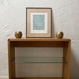 Wood and glass console
