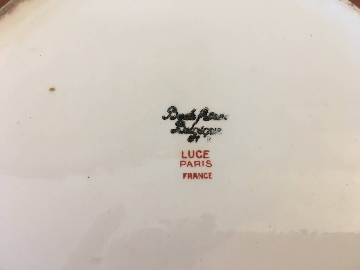 Old Luce Paris earthenware service