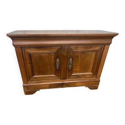 Buffet bas Louis-Philippe en noyer