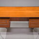 Danish teak desk by peter lovig nielsen for hedensted mobelfabrik, 1960