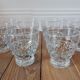 Lot of 10 wine glasses / crystal water 60s