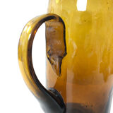 Broc water glass blown ochre, 1970