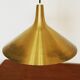 Mid Century Modern Fusijama brass pendant lamp by Th. Valentier