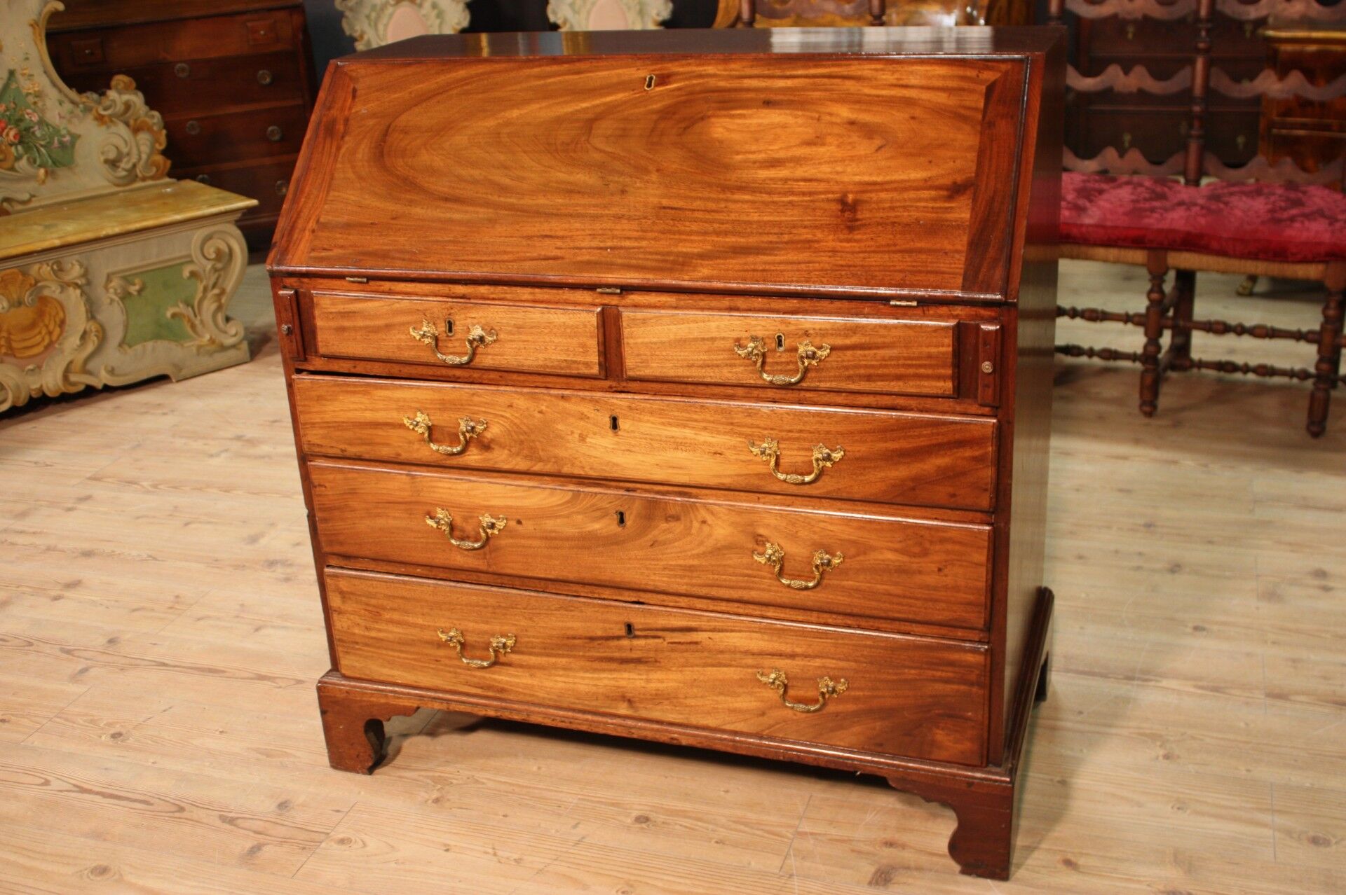 Chest of drawers mahogany, 19th century