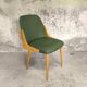 Chaise vintage vinyle vert