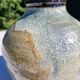 Glazed stoneware ball vase