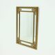 Large Decorative Gold Plated Mirror by Deknudt Belgium 1980s