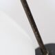 Suspension italienne en opaline satinée mid-century