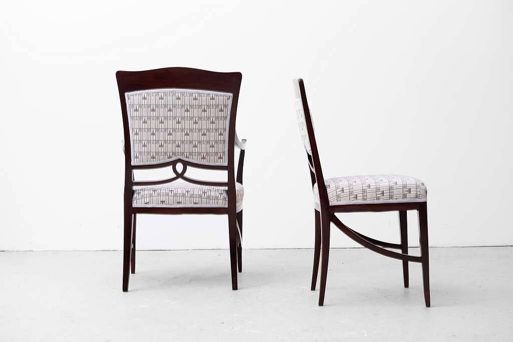 2 chaises Art Nouveau originales vers 1900/1905