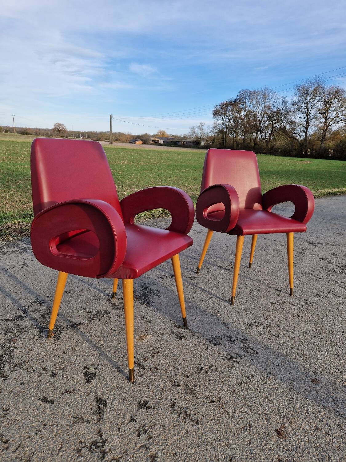Set of 2 armchairs from the 1960s