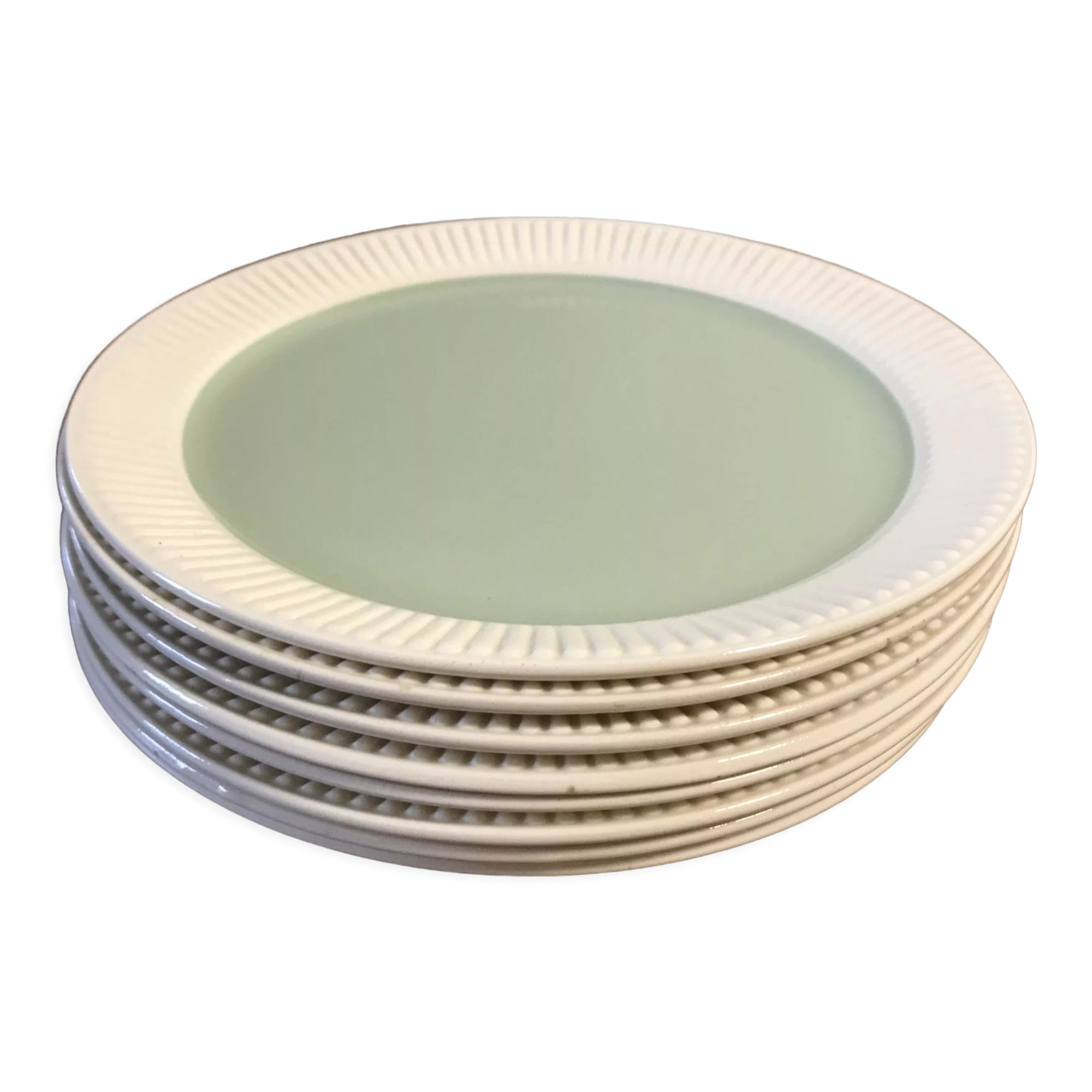 Set of 8 vintage flat plates capri by Villeroy Boch
