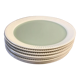 Set of 8 vintage flat plates capri by Villeroy Boch