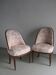 2 Art Deco mahogany curved back chairs | France | 1920s