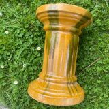 Southern France stool in glazed ceramic