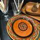 Assiette vintage Gien décor floral