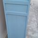 Parisian Art Deco armoire with beveled mirror and painted decoration