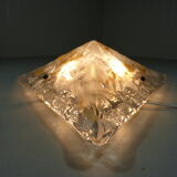 Large glass wall & ceiling lamp, 1960’s