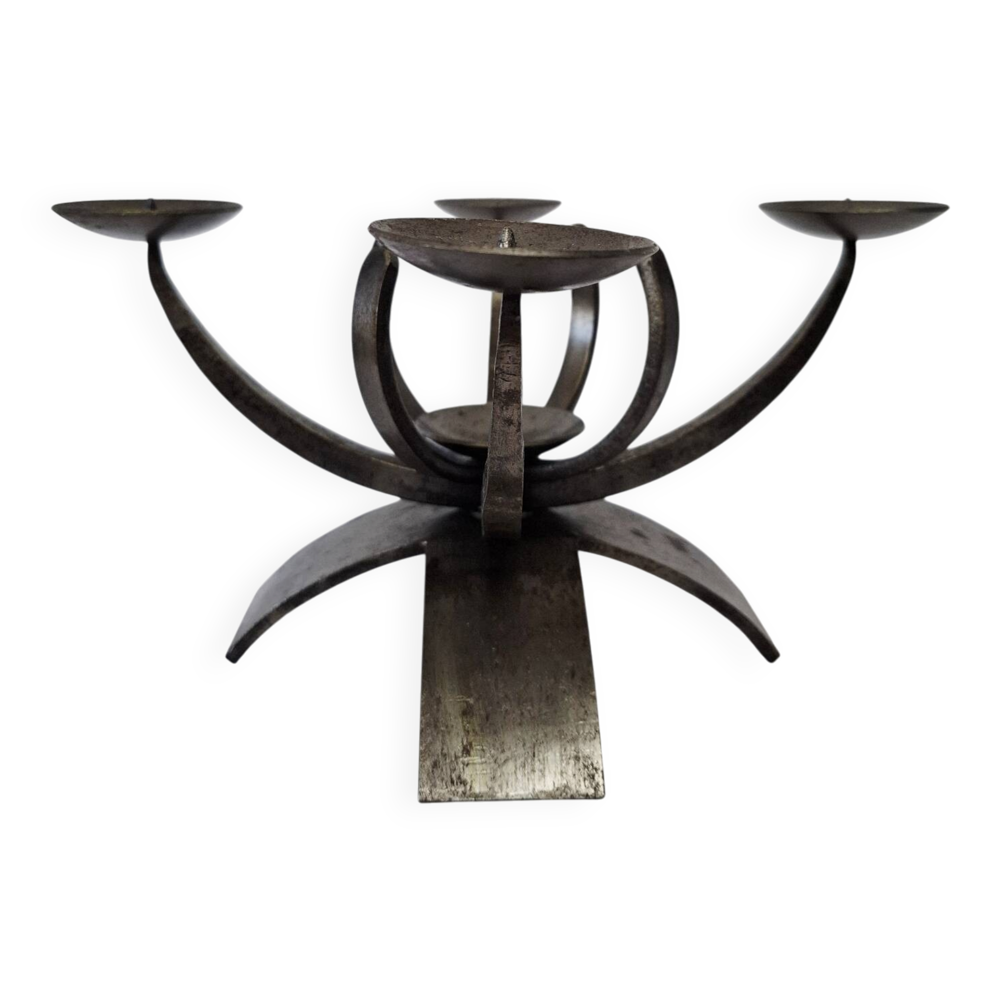 Vintage brutalist chandelier