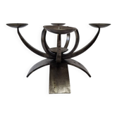 Chandelier brutaliste vintage