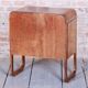 Art Deco Cabinet in Walnut & Veneer, Czech, 1920s