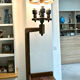 Guillerme and Chambron luminaire 1960 solid oak