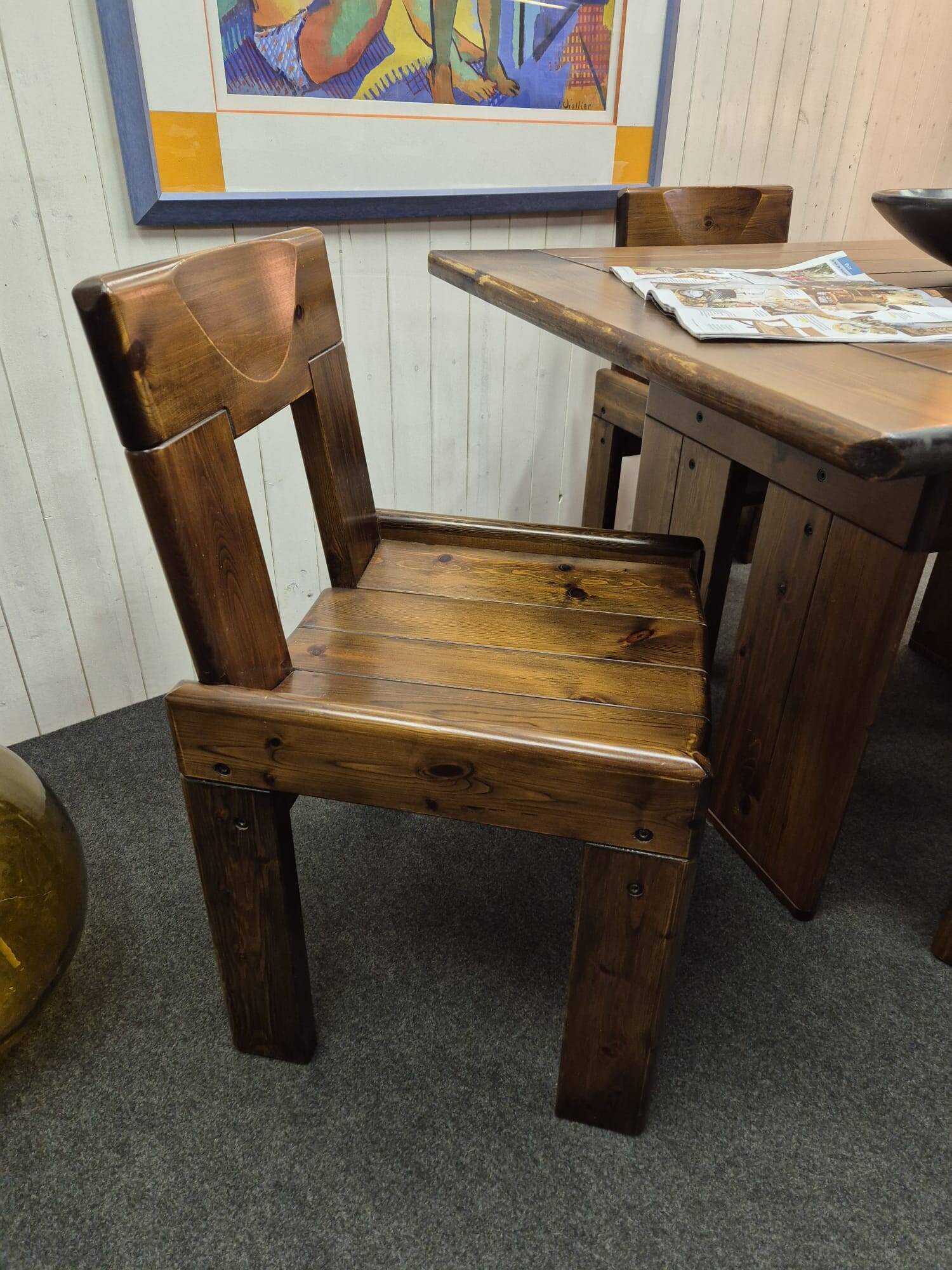 Silvio Coppola table and chair set