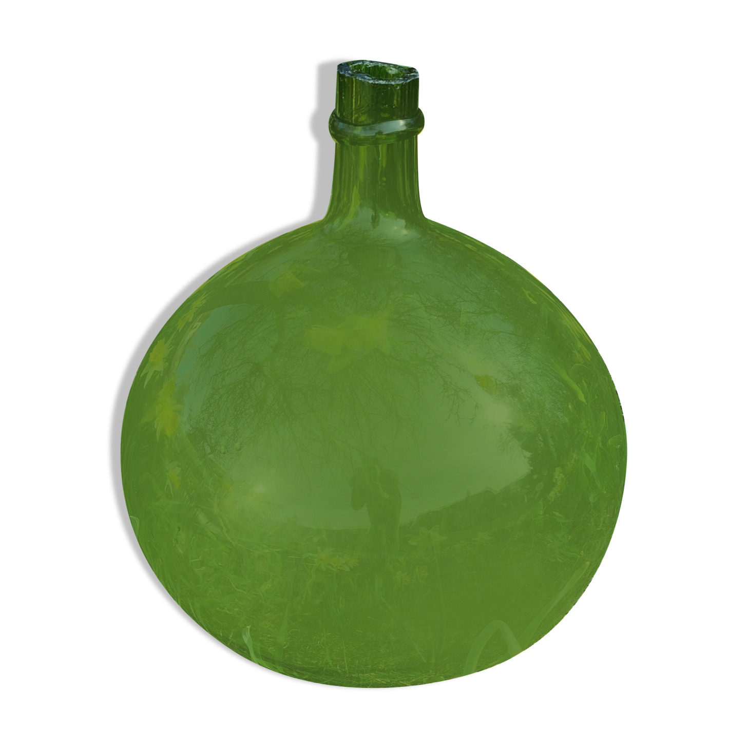 Lady jeanne green neck slashed at the end of the 19th