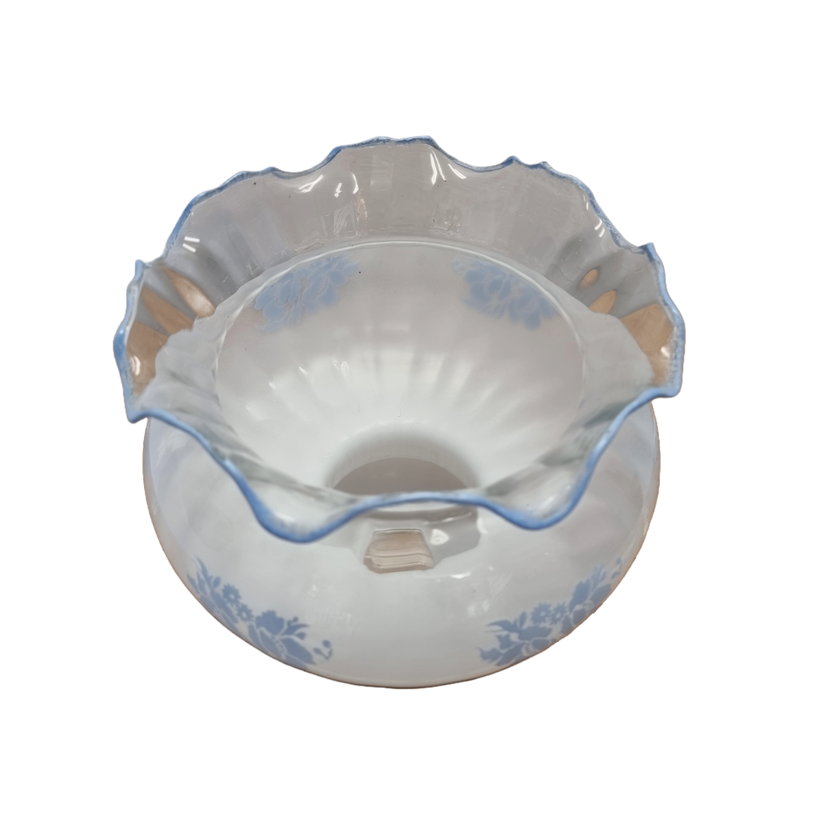 Vintage French glass lampshade