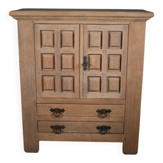 Meubles du milieu du siècle en chêne blanchi