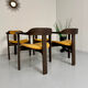 4 chairs model Expo 68 designed by Robert Haussmann, 1960s vintage.
